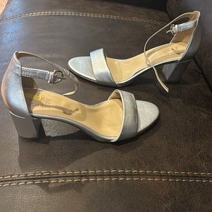 Naturalizer Silver Sandals